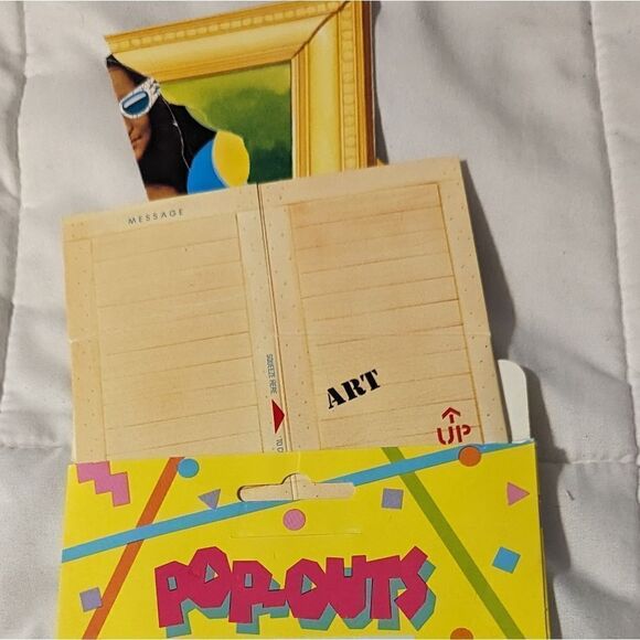 Vintage‎ Mona Lisa Pop out card - Picture 3 of 6